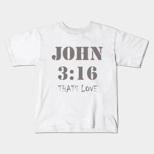 John 316 Kids T-Shirt